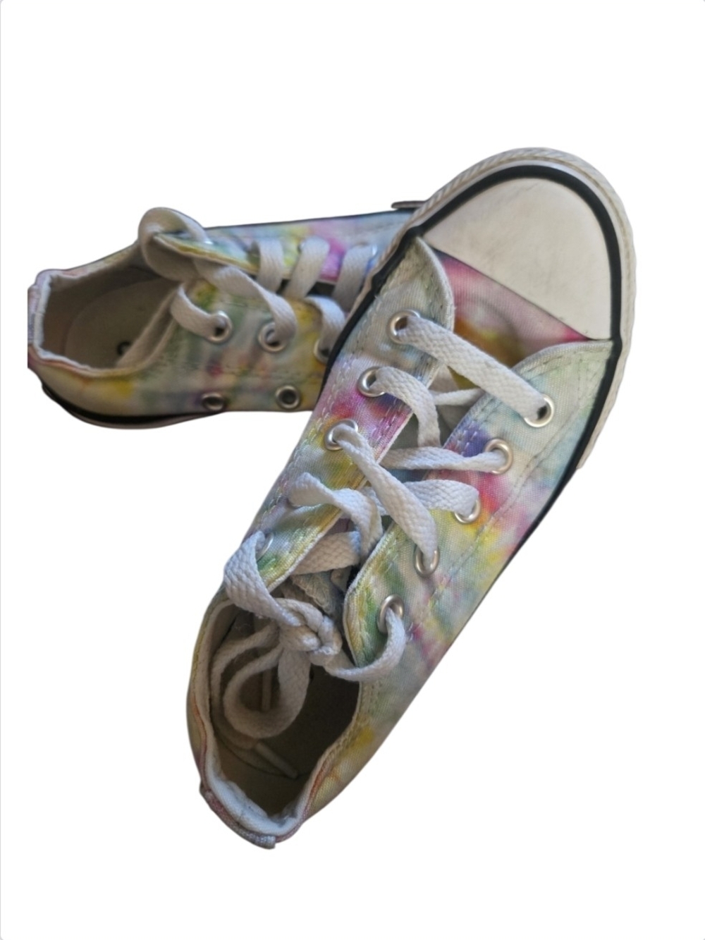 Converse Chuck Taylor All Star Low Top Tie Dye Youth Sneakers 11